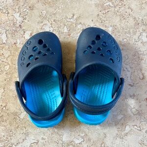 Crocs Blue Baby Clogs size 4